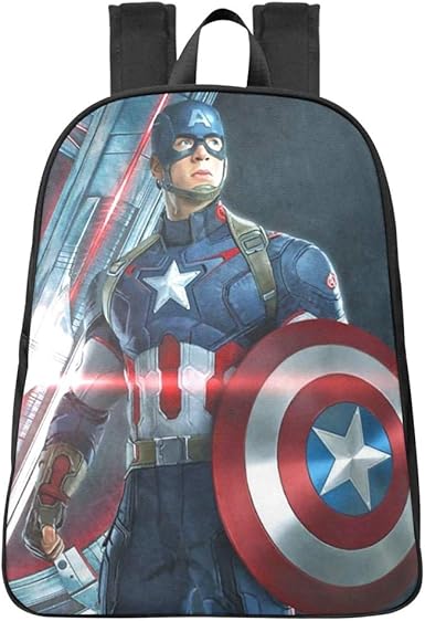 captain america canvas backpack