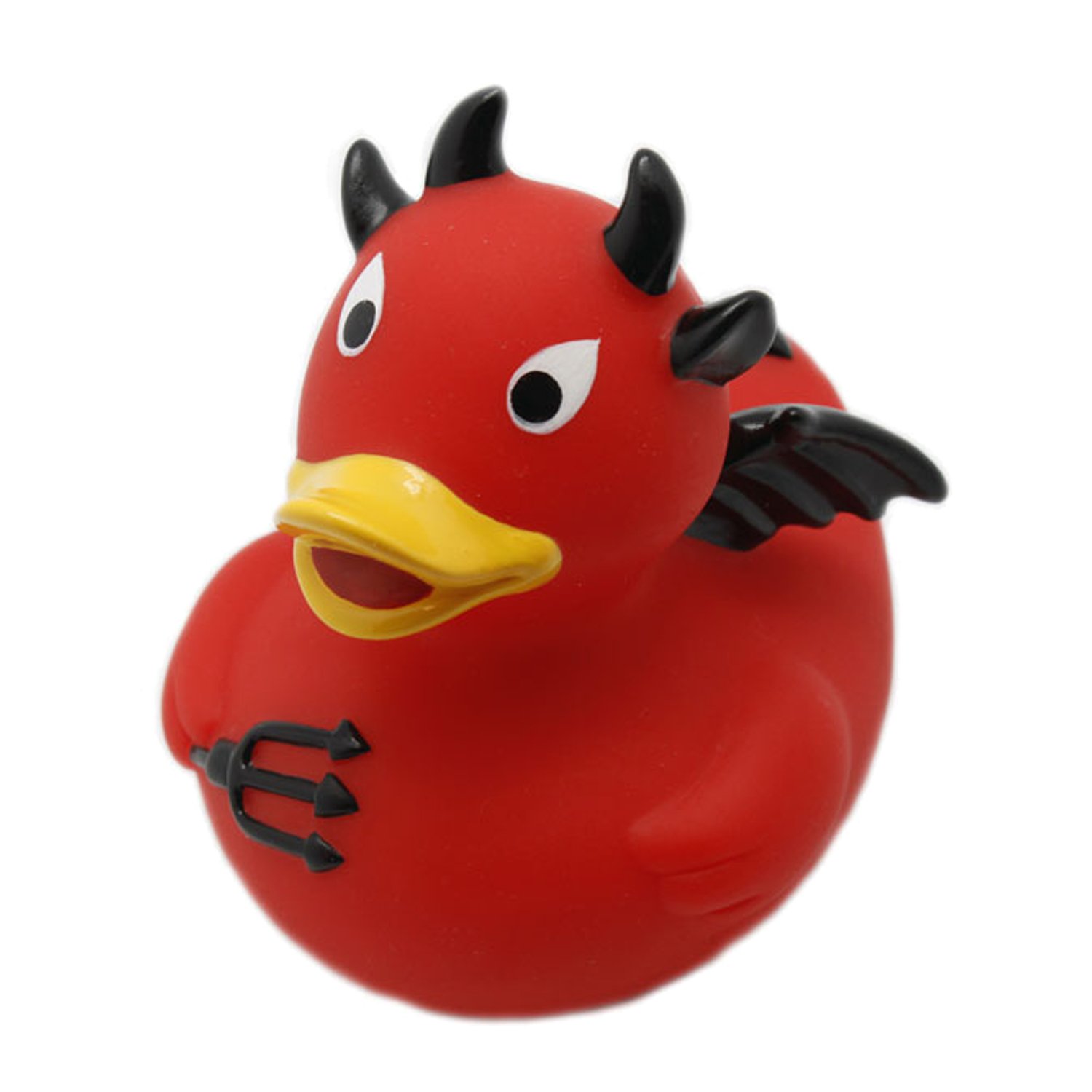 Lilalu 8 x 8 cm/50 g Collector and Baby Devil Drake Rubber Duck Bath Toy