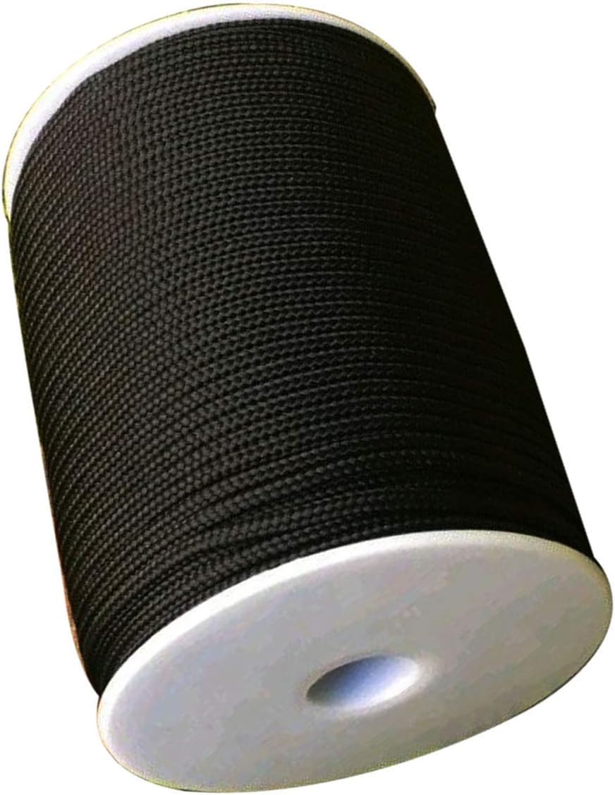 WedDecor 3mm Roman Blind Cord, 10 Meters Black Braided Cord Blind String for Gardening Plants Kitchen & Window Blinds - Image 3