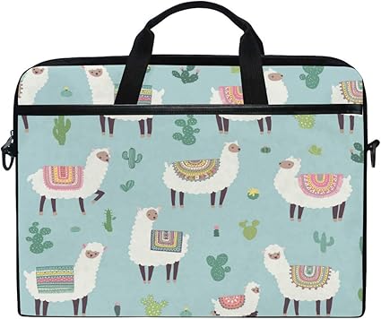 Amazon パソコン ケース ノートパソコン Pcバッグ サボテン アルパカ 子供絵 かわいい ノートpc Macbook Pro 14インチ 15 カバン 手提げバッグ 撥水 衝撃吸収 軽量 収納 通勤 出張 プレゼント ノーブランド品 Pcバッグ ケース スリーブ 通販