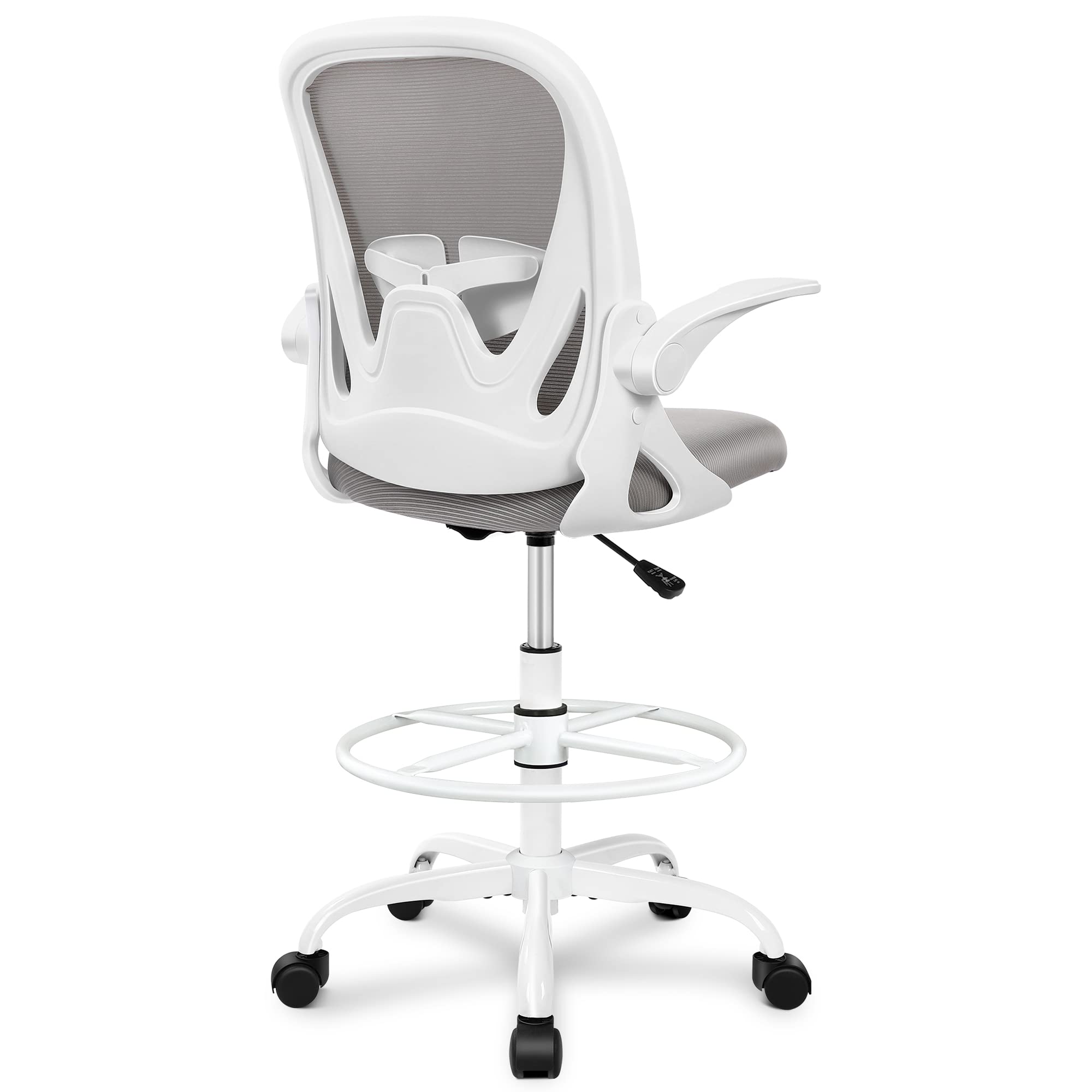 Primy Ergonomic Drafting Chair with Flip-up