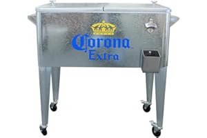 Leigh Country MC 47902 CoolerLeigh Country Galvanized 80 Qt Corona Extra Cooler, Silver