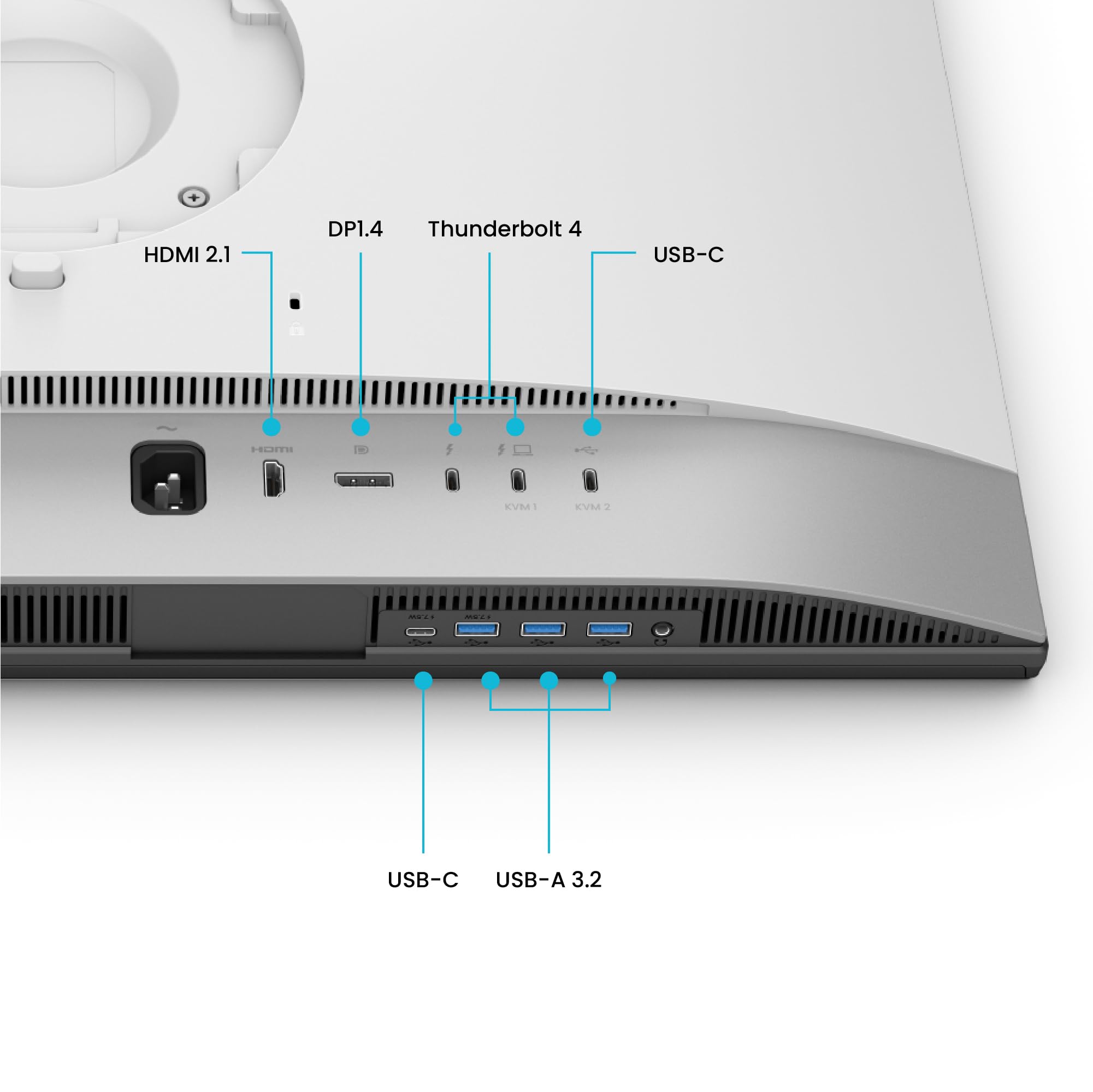 BenQ PD2730S 27Zoll 5K-Monitor, 90W Thunderbolt 4, 218 PPI, 98% P3, 2000:1 Kontrast, Nano Matte Panel, Daisy Chain, KVM, höhenverstellbar, Mac-kompatibel, für 3D-Artists, VFX-Animatoren, Game Designer 9