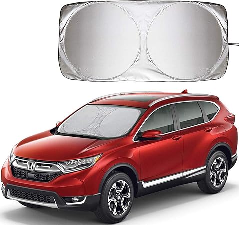 Amazon Co Jp 進化版 車用 サンシェード 遮光 フロントシェード 車窓 日よけ 暑さ 紫外線対策 日焼け防止 小さく畳める Suv 軽自動車 汎用 軽量 車中泊 車 バイク