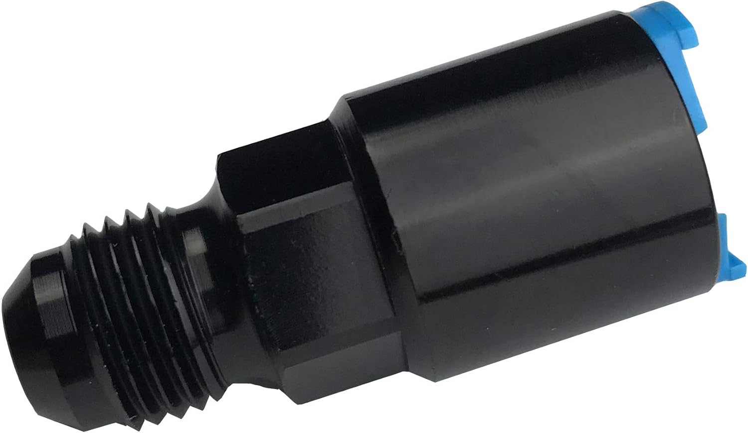 6AN Flare to 3/8 Hose Barb Fuel Line Fitting Adapter Aluminum 6 AN Male to 3/8 Pushon Barbed