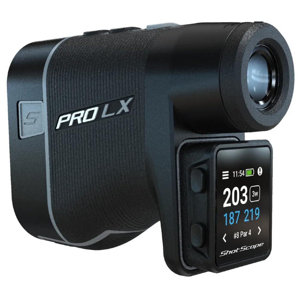 Photo 1 of 2023 Shot  PRO LX+ Laser Rangefinder Featuring GPS Distances and Performance Tracking with a Built-in Cart Magnet (Gray)