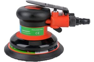 Valianto Air Random Orbital Sander 5" Dual Action Palm Sander, Pneumatic Sander Lightweight and Low Vibration With Speed regulation