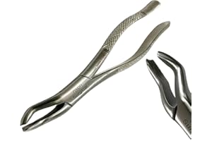 ARTLAB Dental Extraction Plier Syle Forceps for Extracting Upper and Lower Teeth, Upper and Lower Molars, 1st, 2nd, and 3rd - German Stainless Steel Dental Instruments (No. 53R - Upper Molars Right)