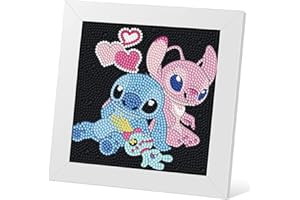 pvoodire Diamond Art Painting Kits for Kids with Frame,Diamond Art for Kids Ages 4-8-12,Easy Kids Gem Art Kit with Beautiful Package for Gift Home Wall Decor(7x7inch)