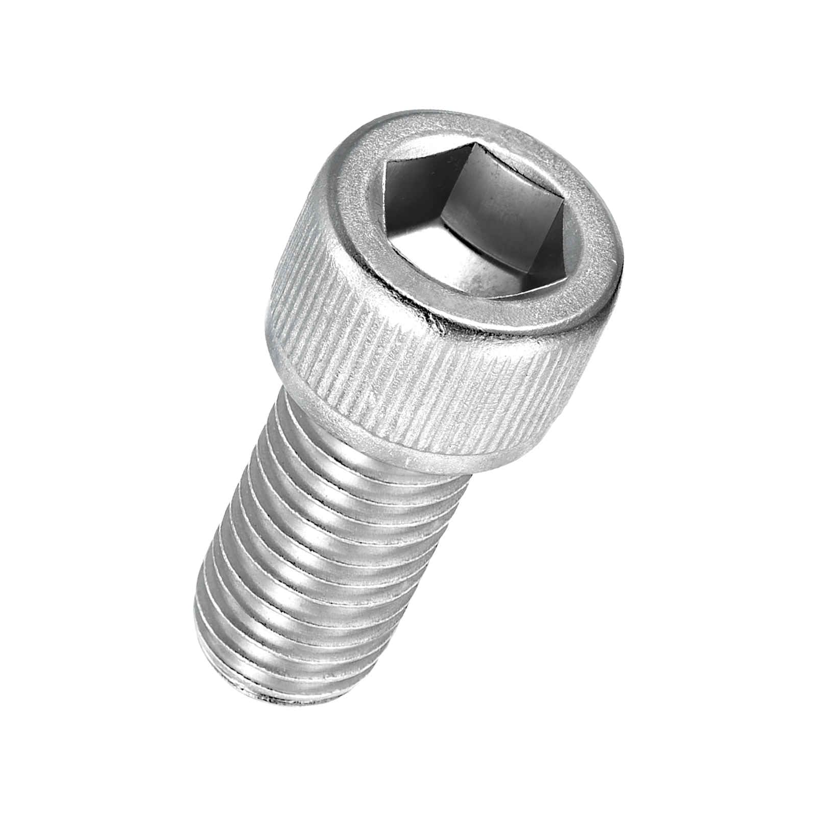 Kozelo 8pcs Socket Head Cap Screws - [M12-1.75 x 25mm] 304 Stainless Steel Allen Socket Drive for Electrical Motor 3D Printing Fan Engine Replacement Use, Silver — image 1