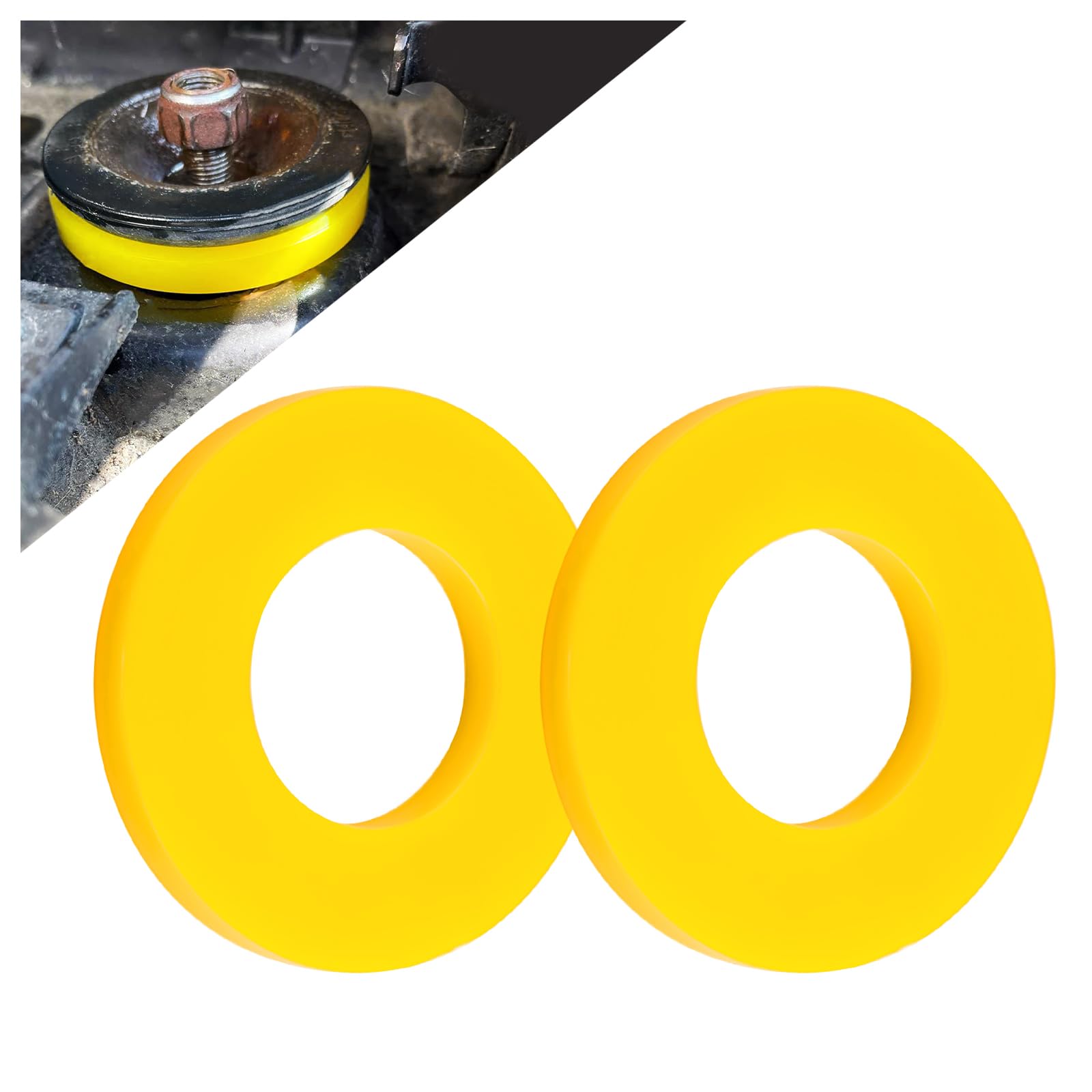 Photo 1 of 2pcs  Shock Bushings,Heavy-Duty Bushing Dampers Washers for Shock Absorption and Noise Reduction,Universal Car Accessories Shock-Absorbers Washers for Soundproof Sealing