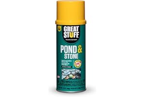 GREAT STUFF Pond & Stone Gap Filler | Insulating Foam Sealant, 12 oz. Can – Black