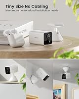 ieGeek 2K Solar CCTV Camera Outdoor Beige view 3