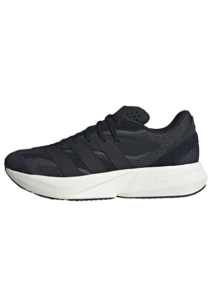 ADIDAS MEN’S LIGHTBLAZE, BLACK/BLACK/OFF WHITE, 4