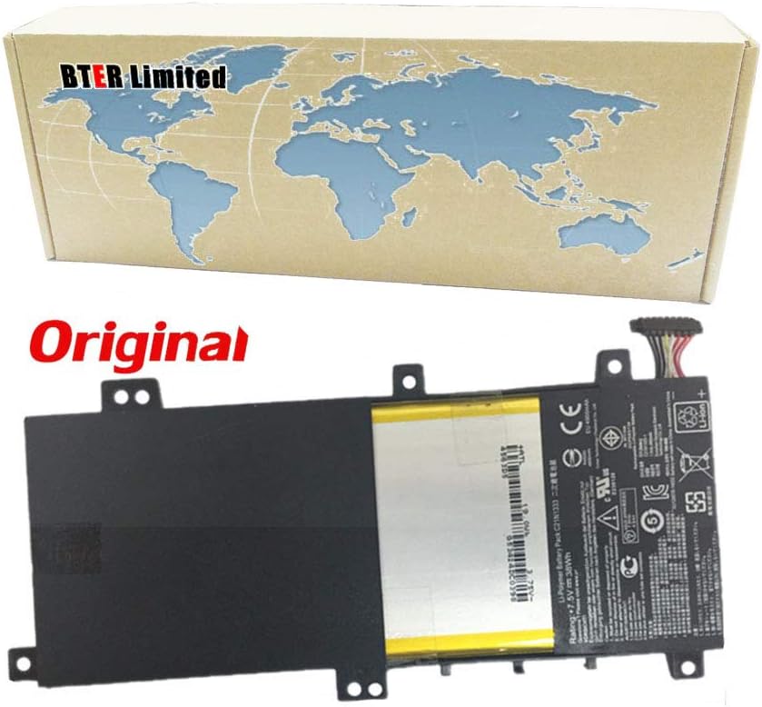 Bter 7.6V 38wh Laptop C21N1333 Battery for ASUS Transformer Book Flip TP550LA TP550LD 15.6" 1 year warranty Laptop