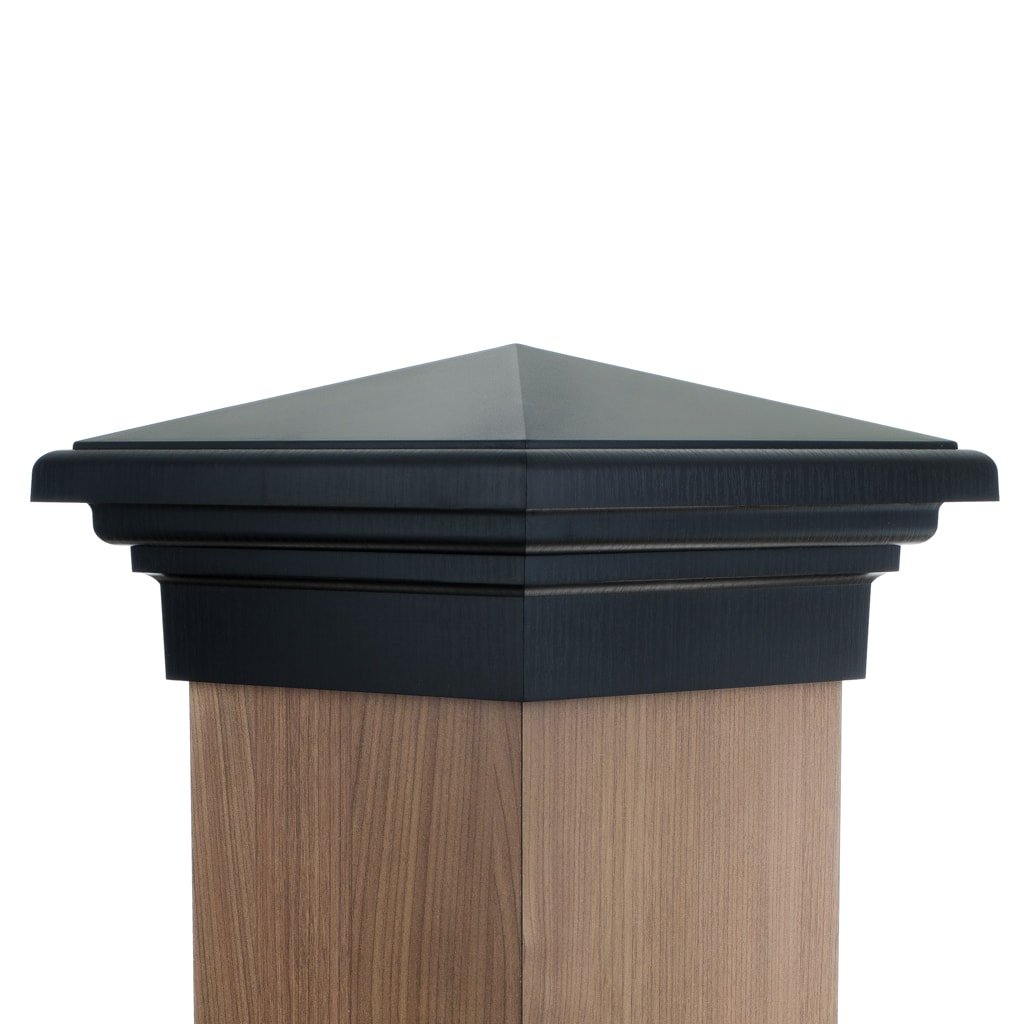 Building Supplies Black Pyramid Post Cap Atlanta Post Caps Nominal 7.5