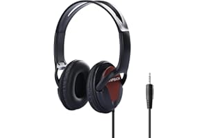 HAMPBACK Over Ear Headphones, Wired Headphones for Electronic Drum, AMP Guitar, Keyboard, Etc