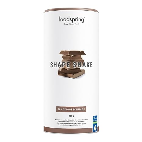 foodspring Shape Shake, 750g, Schokolade, Drink für dein Figur-Training, Von führenden Ernährungsexperten entwickelt und in D