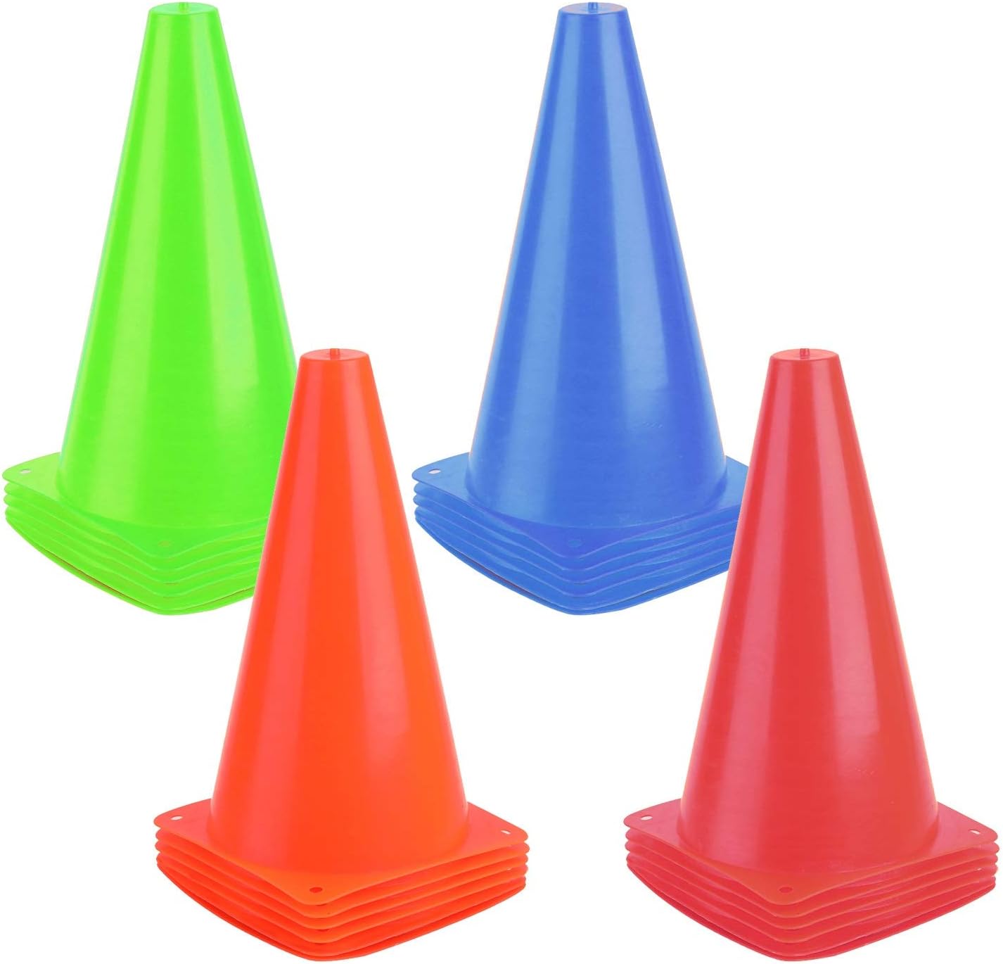10 Pcs Mini Field Cone Discs Marker Practical Football Sports Speed