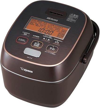 Amazon 象印 炊飯器 5 5合 圧力ih式 極め炊き 鉄器コート豪熱羽釜 ブラウン Nw Jt10 Ta 象印マホービン Zojirushi ホーム キッチン