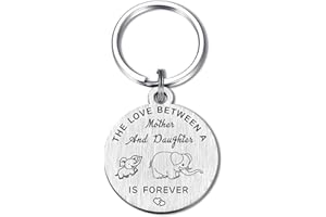 BAZLJY Mother's Day Gifts for Mom - Best Mom Gifts for Mothers Day Keychian Key Chain Keyring Birthday