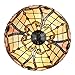 Cloud Mountain Tiffany Style Table Lamp Victorian Jeweled Desk Lamp Floral Stained Glass Home Decor Lighting