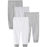 Kiddiezoom Newborn Pants Baby and Toddler Unisex Cotton Trousers Pants Cute Baby Pants