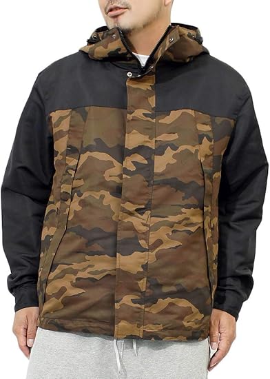 Amazon マウンテンパーカー メンズ 大きいサイズ アウトドア 切替 ブルゾン ジャケット コート ジャケット 通販