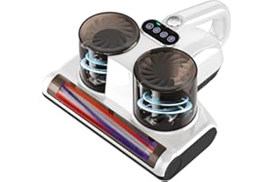 HYNSEN Bed Vacuum Cleaner, Mattress Vacuum Cleaner with UV & High Heating Tech, 12Kpa Strong Suction Handheld Vacuums of Bed Mattress Sofas, Pet Hair and Carpets