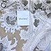 Welwo Small Shower Curtain Liner 54 x 78 Inch Machine Washable Cloth with Hooks