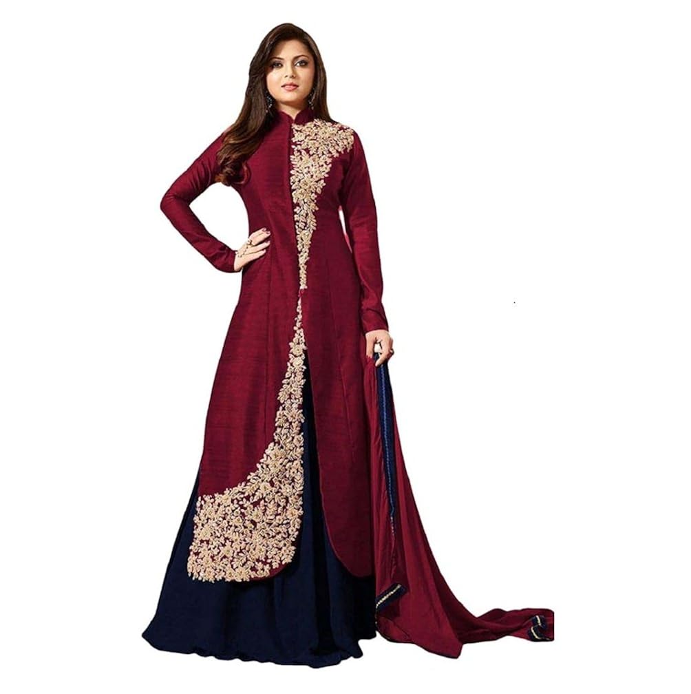 jiyan fashion traditional goun by infotech fab for women new arrival fancy anarkali goun / today new collection / new low price gown / embroidery worked