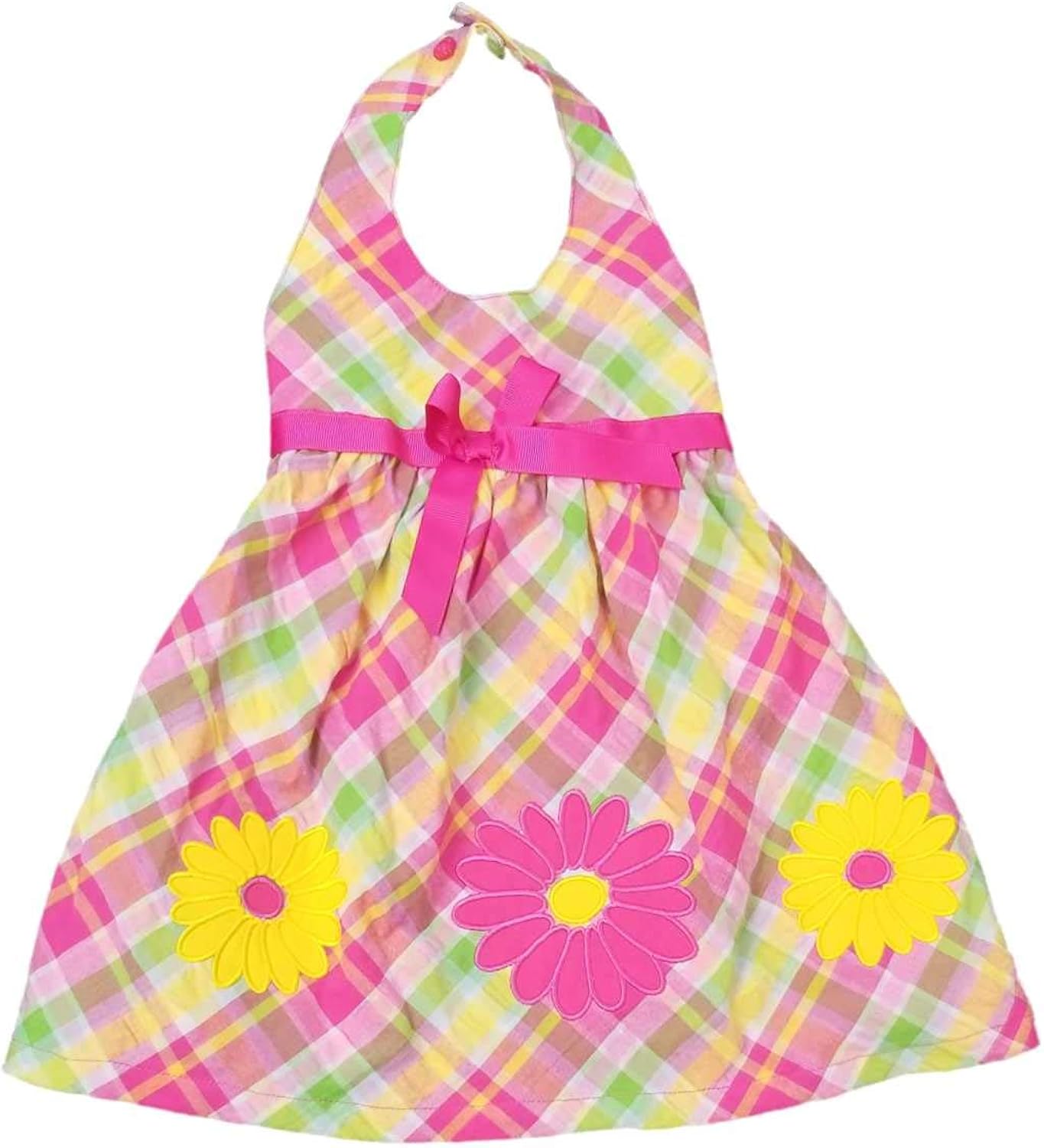 yellow halter sundress