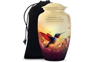 Yatskia Hummingbird Urns for Human Ashes Adult Female, Memorial Urns for Human Ash, Custom Urn for Ashe Adult Male, Cremation