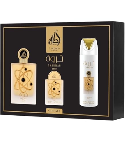 Amazon.com : Lattafa Perfumes Tharwah Gold for Unisex Eau de