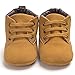 Voberry® Toddler Baby Boy's Leather Sneaker Shoes Lace up Snow Boots Warm (12~18Month, Khaki)
