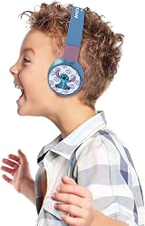 Lexibook Disney Stitch 2-in-1 Bluetooth Wired Headphones with Mic HPBT010D view 4