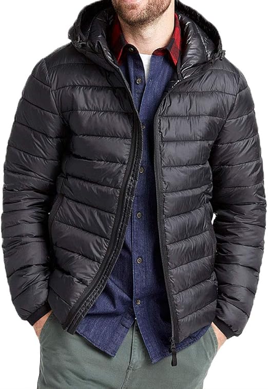 waterproof hooded puffer jacket