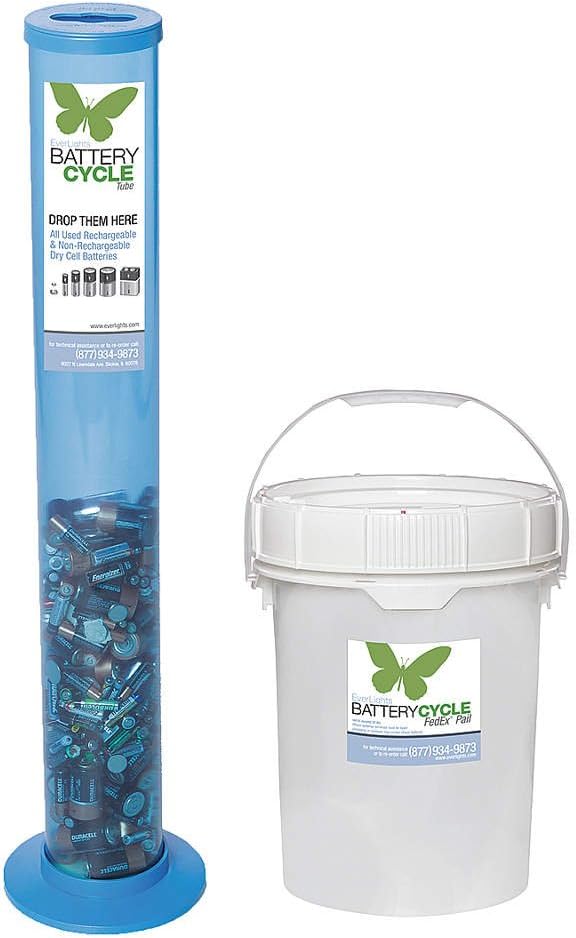 EverLights Battery Recycling Kit, 8-1/2 in. W