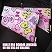 Ava & Kings 2pc Eco Friendly Reusable Snack Bags Sandwich Wrap w/Insulated Fabric - Great for School Lunch, Work, Picnic Food, Boys & Girls - Sizes: 7x7 in & 6x9 in - Pink Butterfly