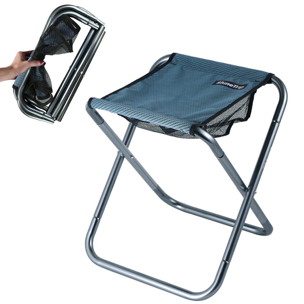 Hodeacc Small Portable Folding Stool,Mini Outdoor Camping Folding Chairs,Collapsible Camp Stool Lightweight for Camping,Fishing,Picnic,Travel and Hiking