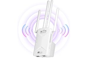 Newnik WiFi Extender - Boosts Signal Speed up to 6X, Covers up to 13,000 sq. ft. with Ethernet Port, Supports 5G WiFi Amplifiers and Repeaters - Extends Internet Reach