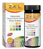 ZAEL Urine Tract Infection Test Strips, 50 tests / bottle. 3 UTI Tests in One - Leukocyte (white blood cells), Nitrite Tests, pH Test. NEW PACKAGE WITH FOIL POUCHES FOR EXTRA FRESH PROTECTION!