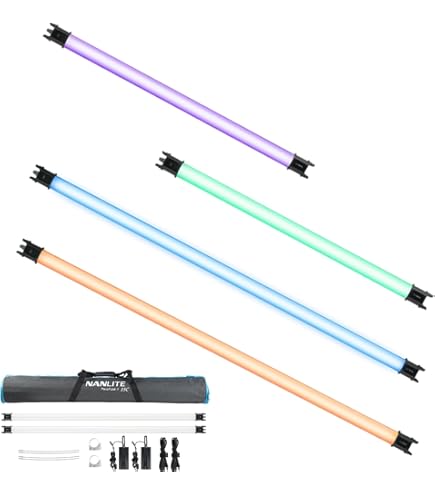 Amazon.com : Nanlite PavoTube II 30C 4' LED Tube Lights with AC