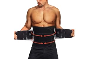 TAILONG Neoprene Waist Trimmer Ab Belt for Men Waist Trainer for Women Corset Slimming Body Shaper Workout Sauna Sweat Band