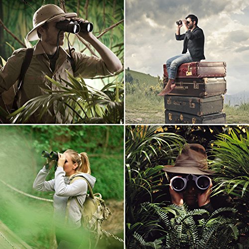 10x50 Binoculars for Adults, Clear Binocular for Bird watching Stargazing Hunting Sightseeing Stargazing Climbing Traveling Outdoor Sport Game Concerts