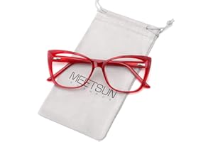 MEETSUN Blue Light Blocking Glasses for Women Anti Eyestrain Filter Blue Ray Oversized Computer Game Glasse