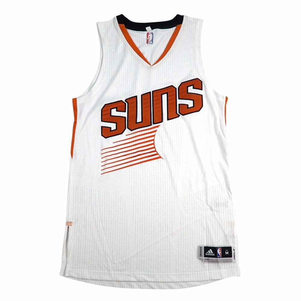 adidas Phoenix Suns NBA White NBA Authentic On-Court Team Issued Pro Cut Jersey Jersey for Men (XL)