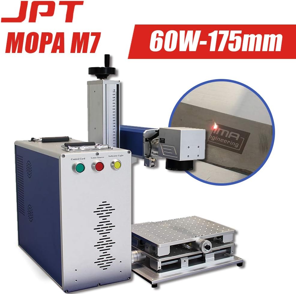 60W Fiber Laser Engraving Machine MOPA JPT M7 Laser Marking