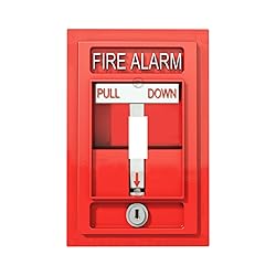 Fire Alarm 1 Gang Light Switch Plate Cover Single