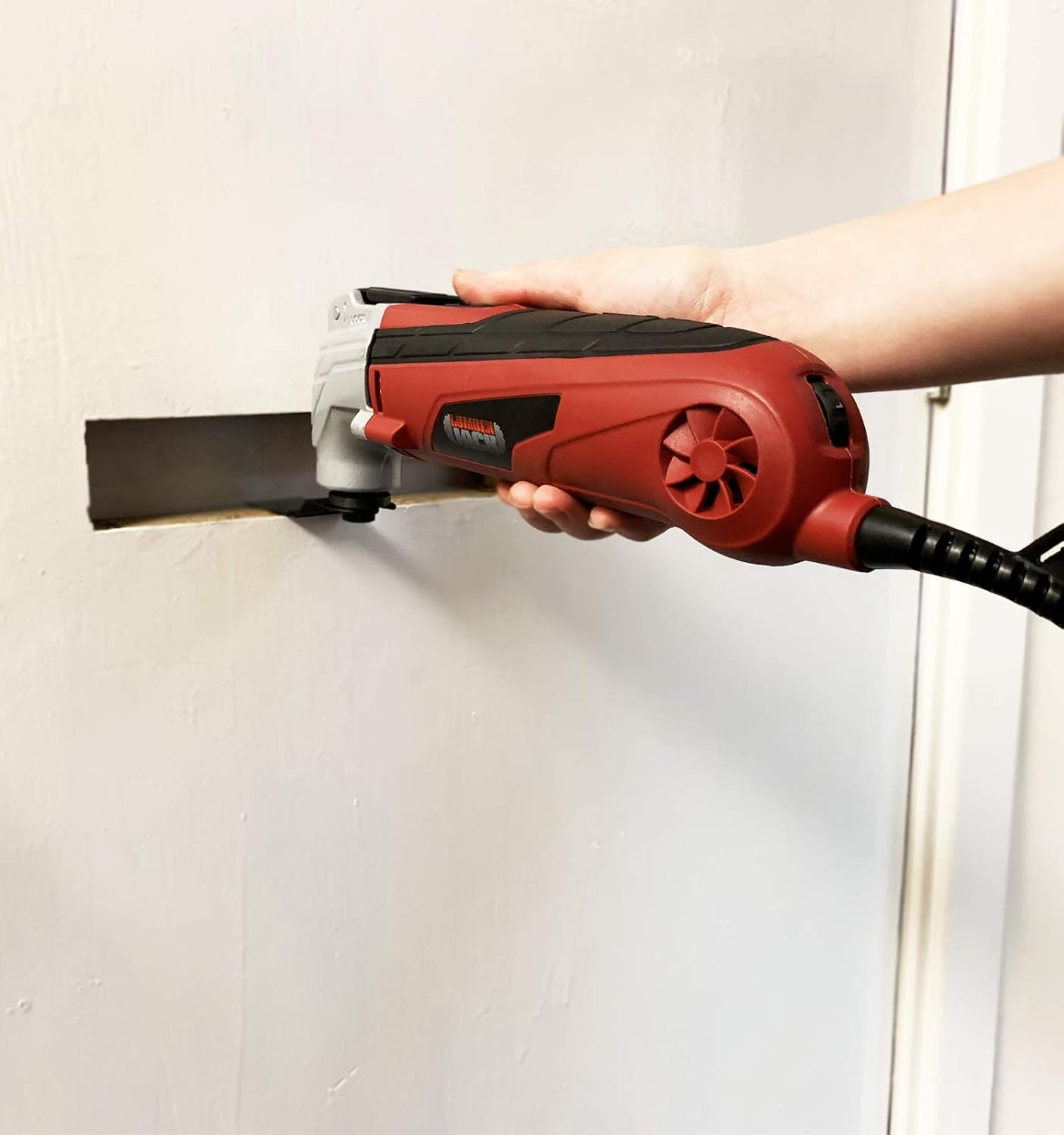 LUMBER JACK Oscillating Multi Tool 300W 240V Includes 29 Accessories for Wood Metal Sander Scraper, Red - Image 5